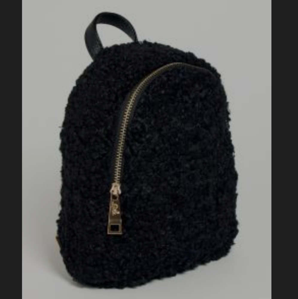 Wynter Fuzzy Knit Mini Backpack